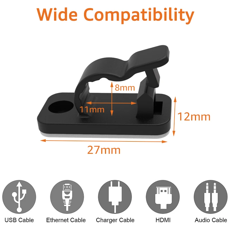 10/50 szt. Klipsy do organizac – Usb Charger recenzja i cena