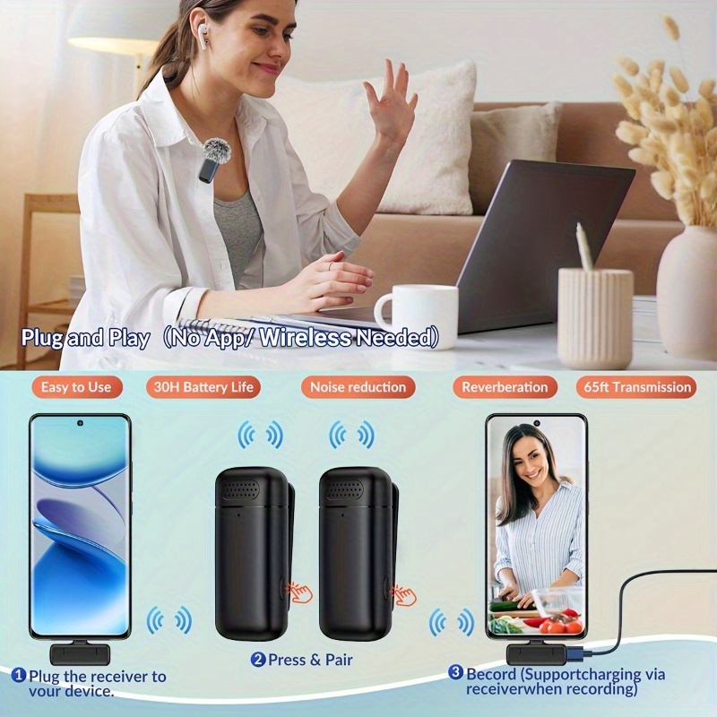 Bezprzewodowy mikrofon krawato – Usb Charger recenzja i cena