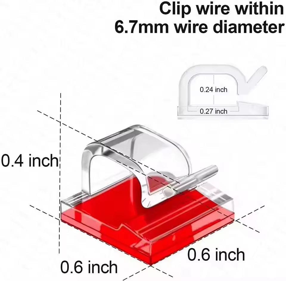10/20/50 sztuk – klipsy do org – Cable Organizer recenzja i cena